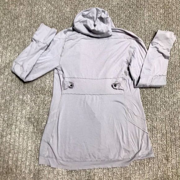 MYSTREE BUTTON DOWN TOP. GRAY SIZE L - Picture 2 of 4